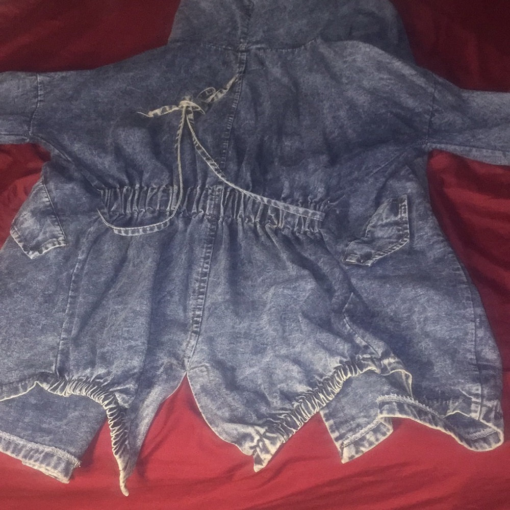 Blue Jean wrap jacket